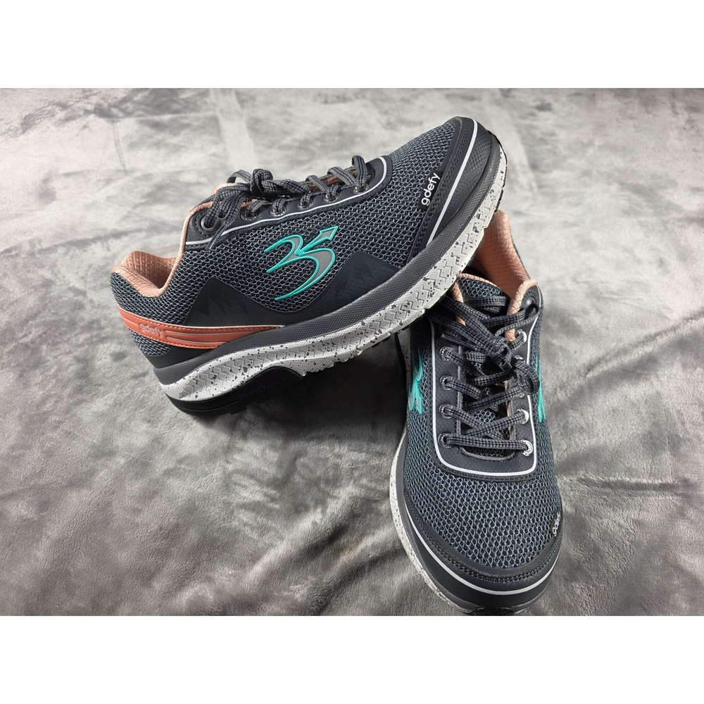 Gravity‎ Defyer GDEFY Sneakers Womens 9 Grey Teal Versoshock Walking Shoes